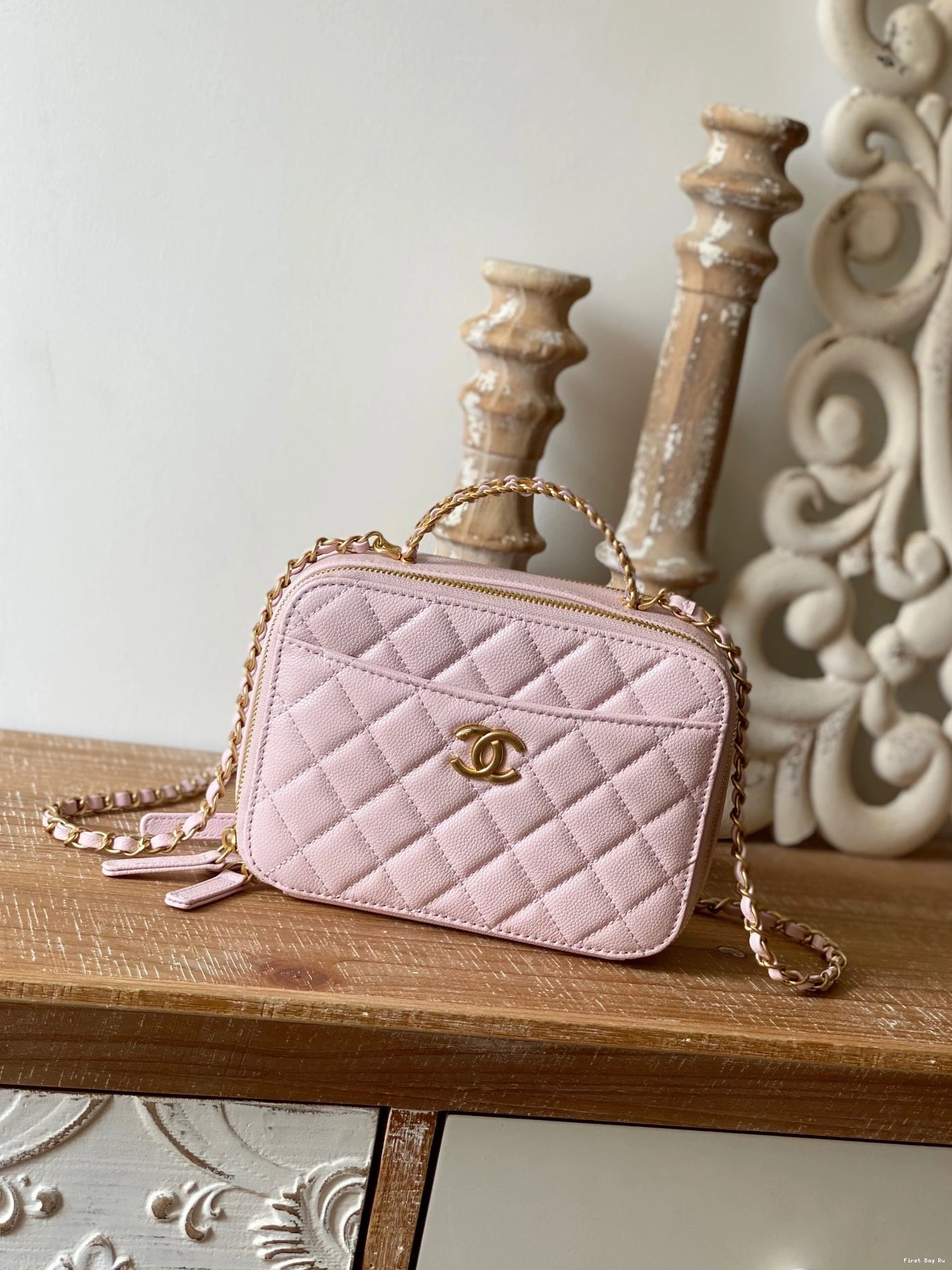 First Bag Ru VANITY CHANEL CASE 0803